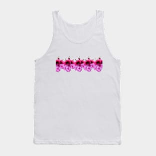 Multi Pink Flower Tank Top